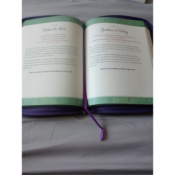 God Is Always With Me Ziparound Devotional (Faux Leather) - Engaging Devotion - Picture 8 of 8